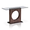 Glass top dining table